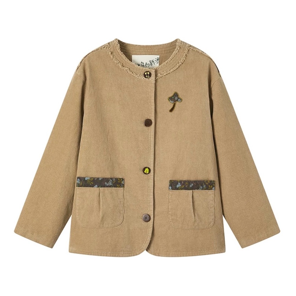 Jacket with Embroidered Detail
